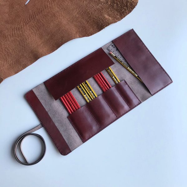 L-61 Leather Roll Up Pouch