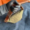 L-79 Leather Banana Bag - Canvas Option - Image 5