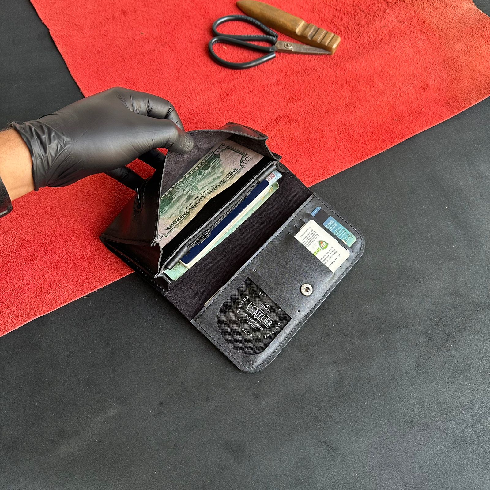 L-26 Leather Clutch Wallet - Image 24