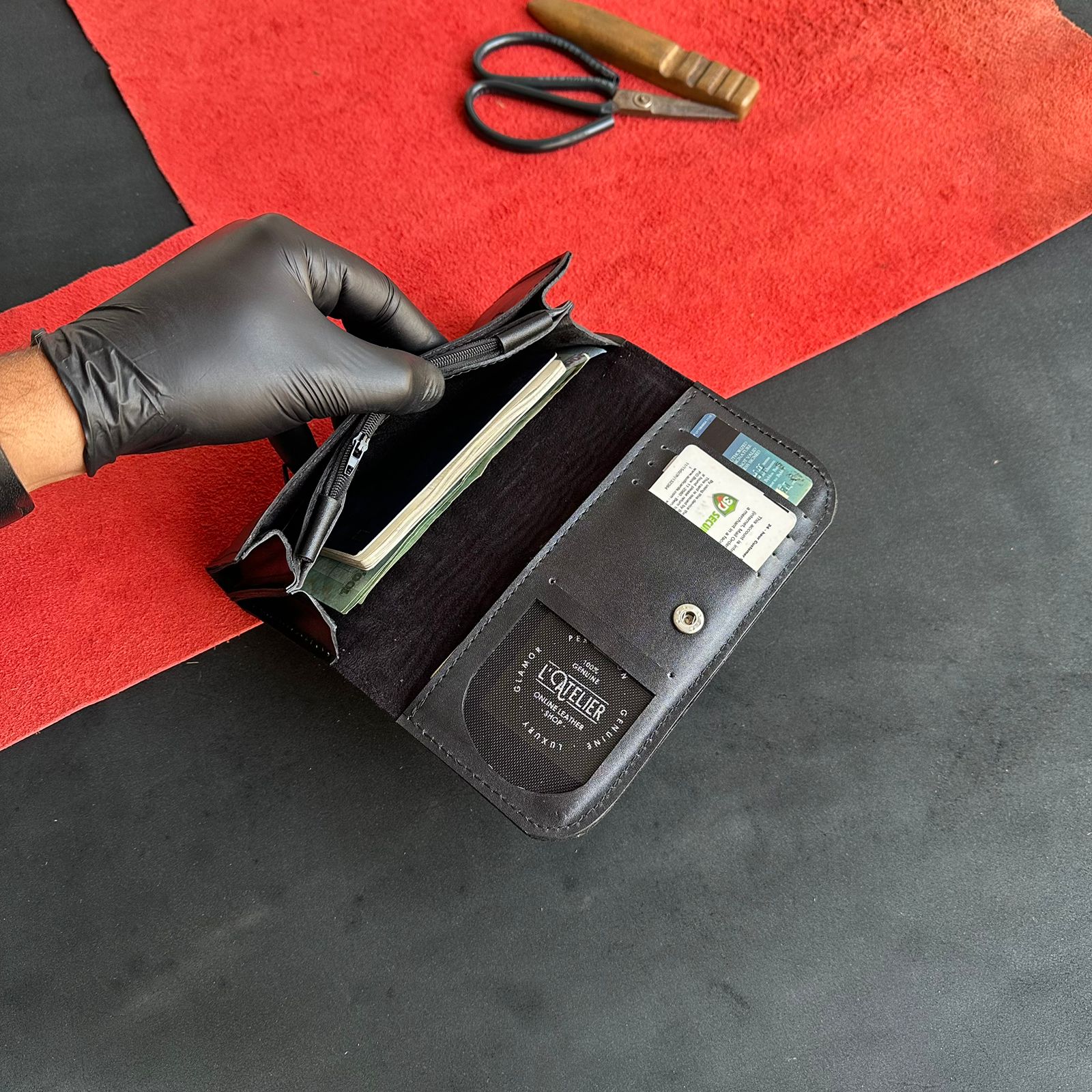 L-26 Leather Clutch Wallet - Image 25