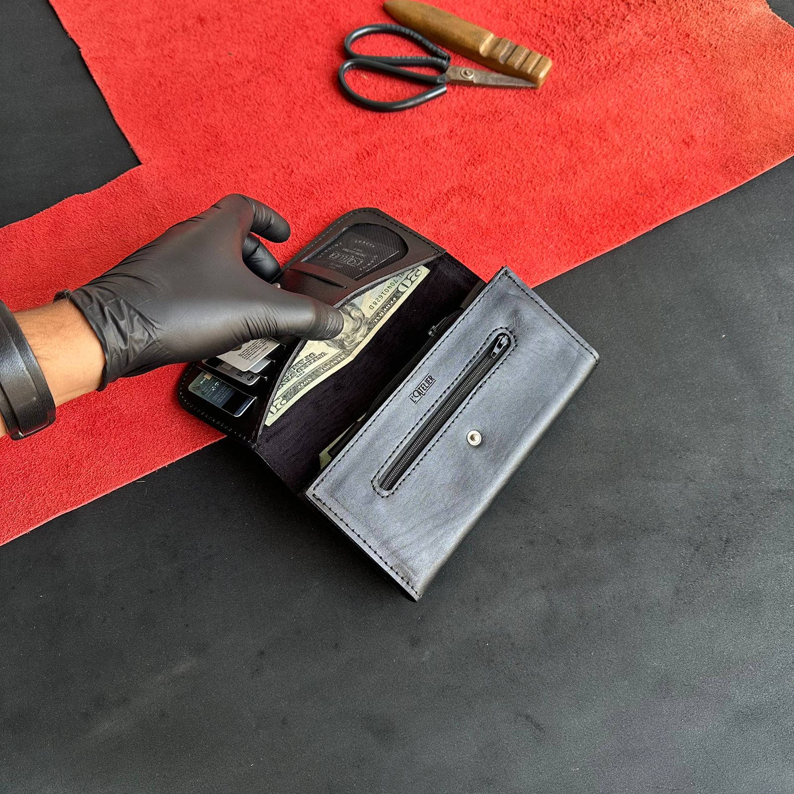 L-26 Leather Clutch Wallet - Image 26